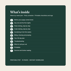 List of the guide's 11 parts